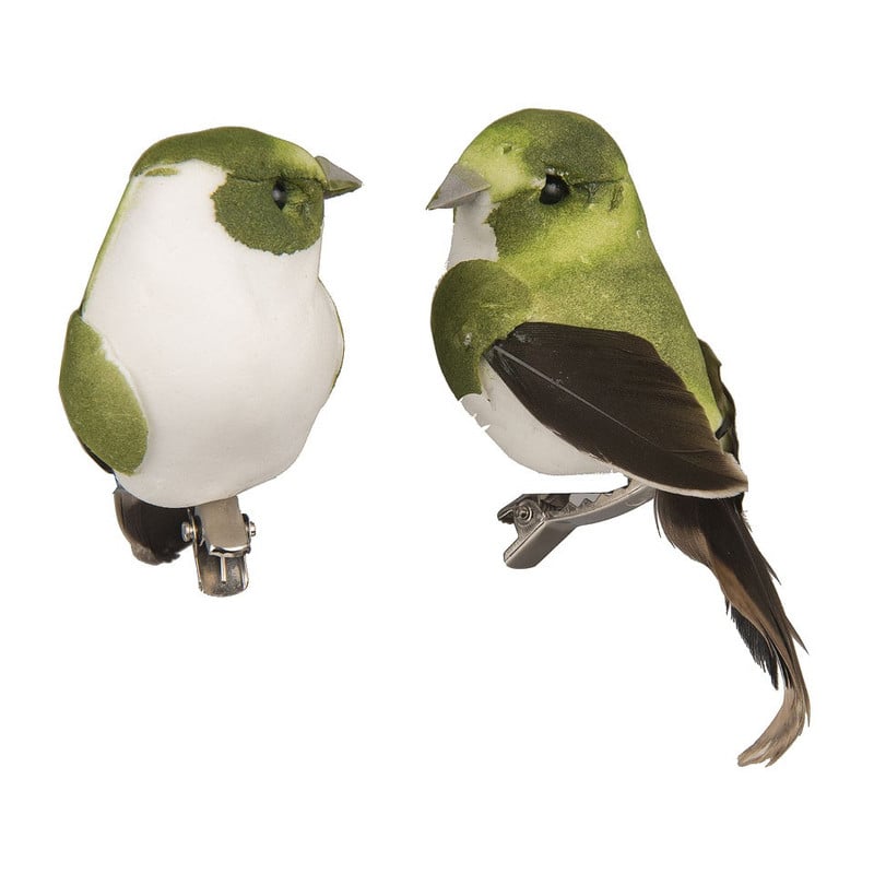 Vogeltjes set van 2 - groen 