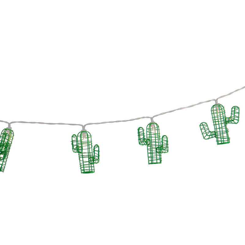 Lichtslinger guirlande cactus - groen