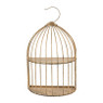 Decoratie vogelkooi - zwart - 22x11x37 cm
