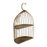 Decoratie vogelkooi - zwart - 22x11x37 cm
