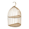 Decoratie vogelkooi - zwart - 22x11x37 cm