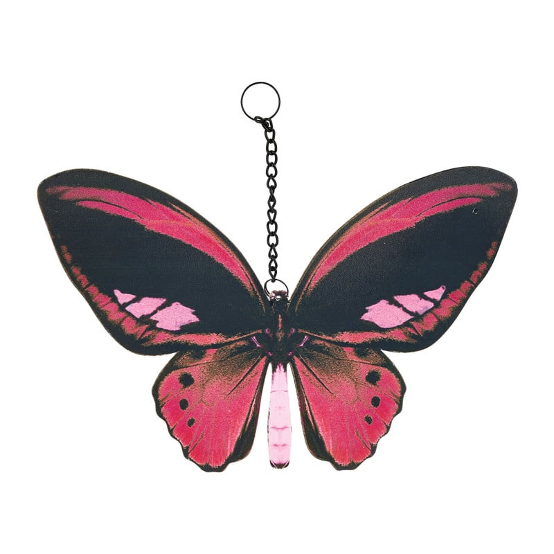 Hanger vlinder - diverse kleuren - 22x14,5 cm