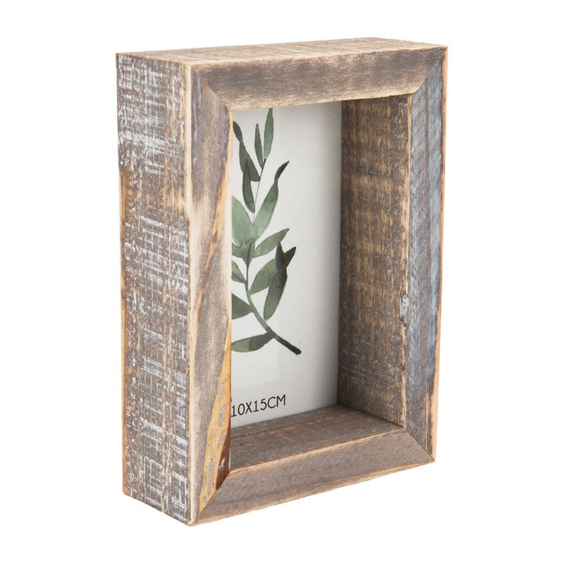 Antiek houten lijst leaf - 10x15 cm