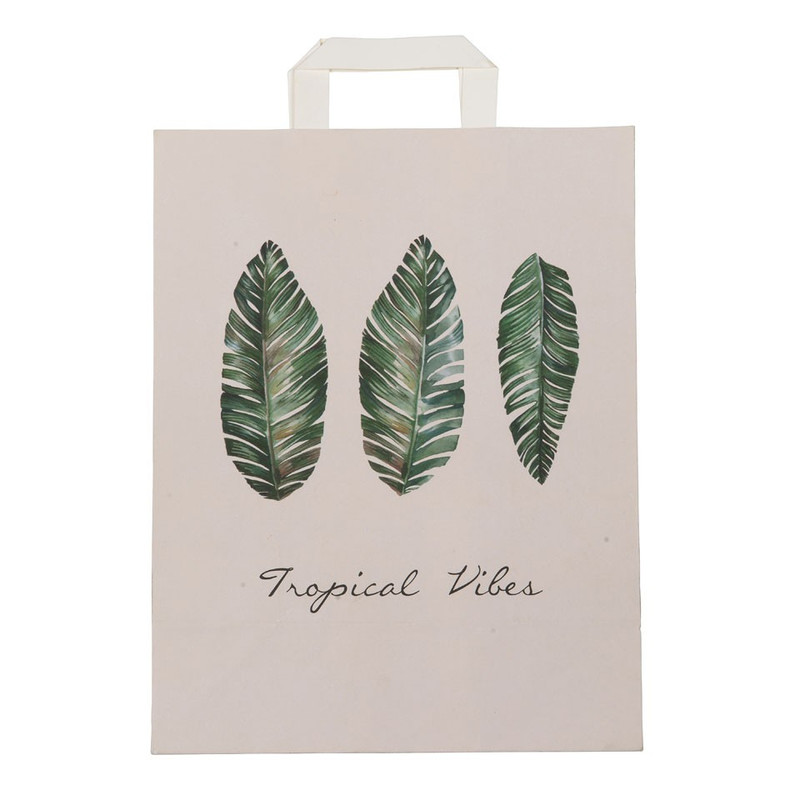 Gift tasje Leaves - set van 2