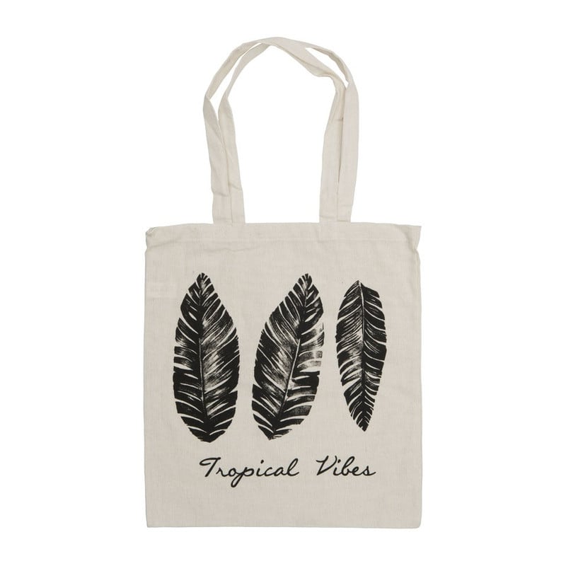 Linnen tas leaf