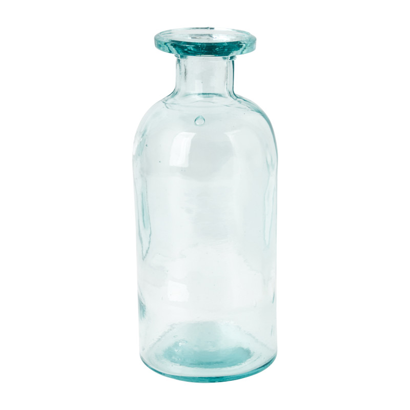 Vaas helder - gerecycled glas - Ø9x20 cm