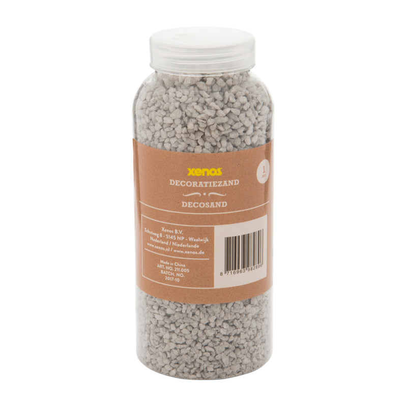 Decoratiesteentjes - grijs - 1 kg