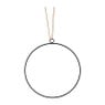 Deco ring metaal - ø25 cm