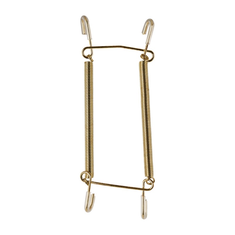 Bordenhanger - goudkleurig - 15 cm