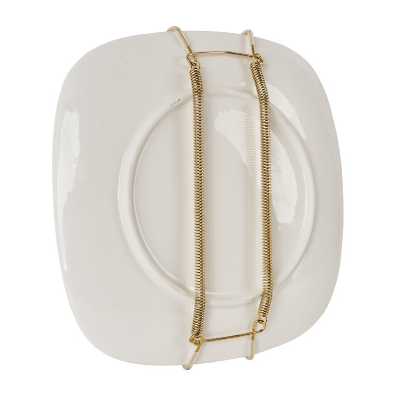Bordenhanger - goudkleurig - 15 cm