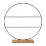 Deco ring staand - metaal - 40x8x42 cm