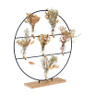 Deco ring staand - metaal - 40x8x42 cm