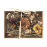 Doosje met droogbloemen - diverse varianten - 17x12x4,5 cm 