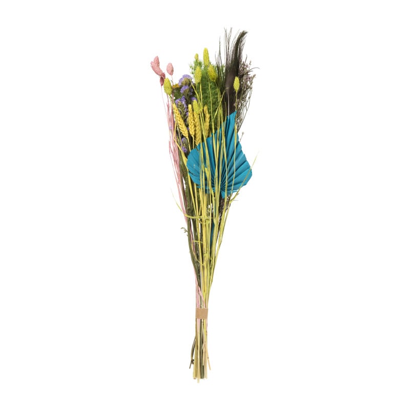 Boeket droogbloemen - vintage - 60 cm 