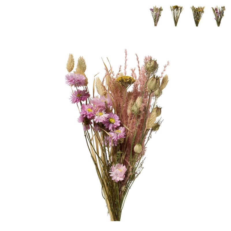 Droogbloem boeket gemixt - diverse varianten - 50 cm 