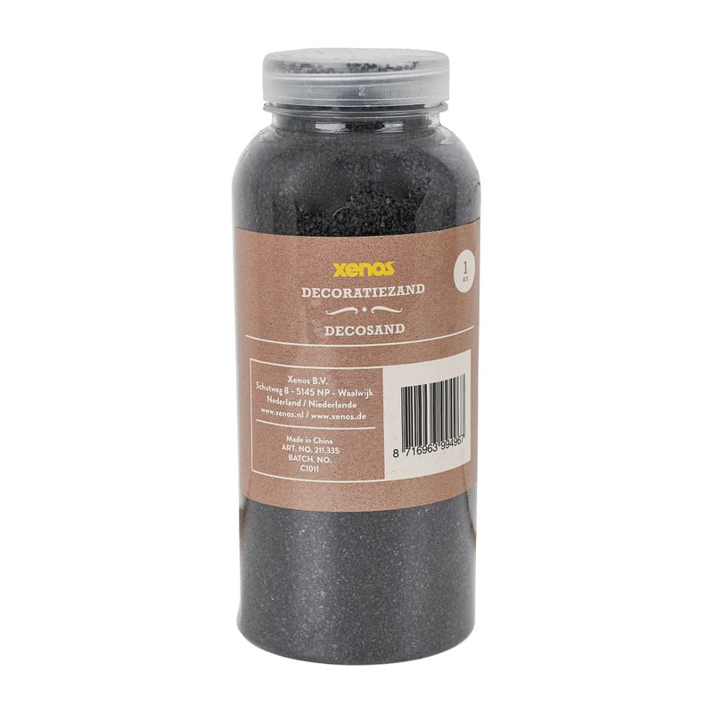 Decoratiezand - zwart - 1 kg