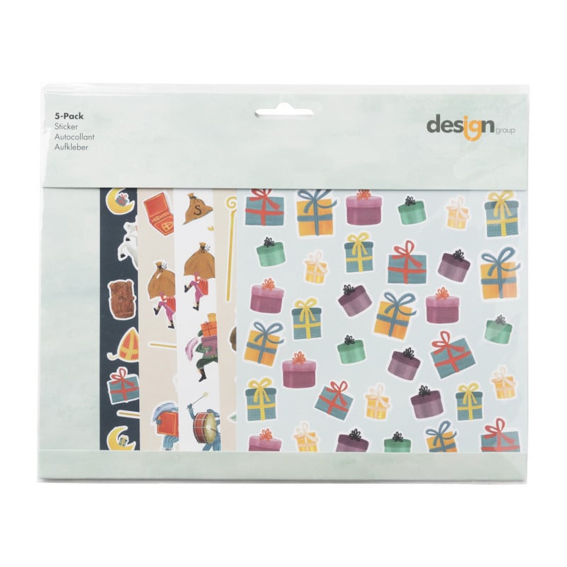 Stickers sint - 5pack