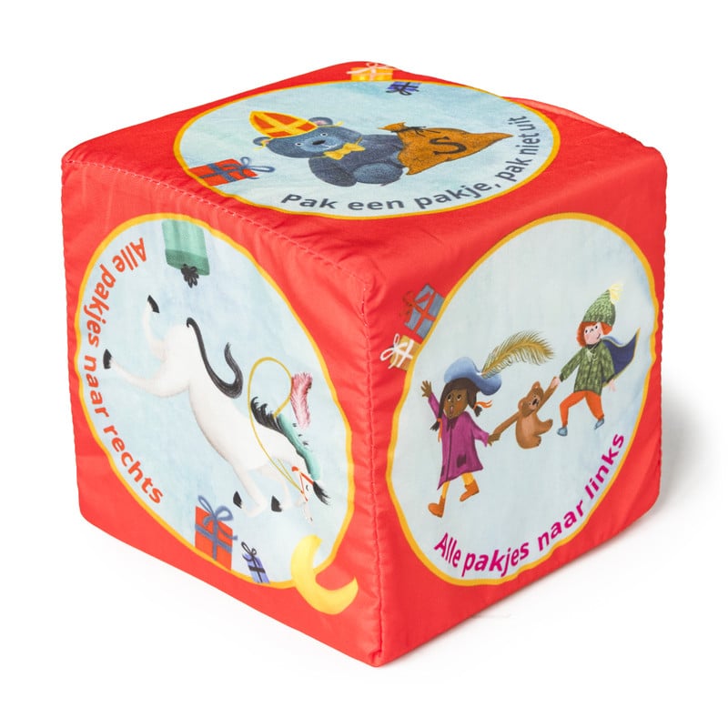 Dobbelsteen sinterklaas - 12x12 cm