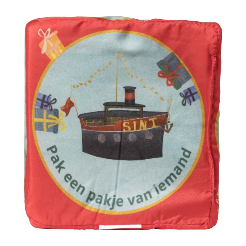 Dobbelsteen sinterklaas - 12x12 cm