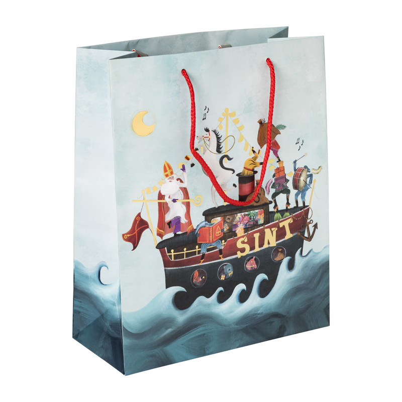Cadeautasje Sint - 26x12x32.4 cm