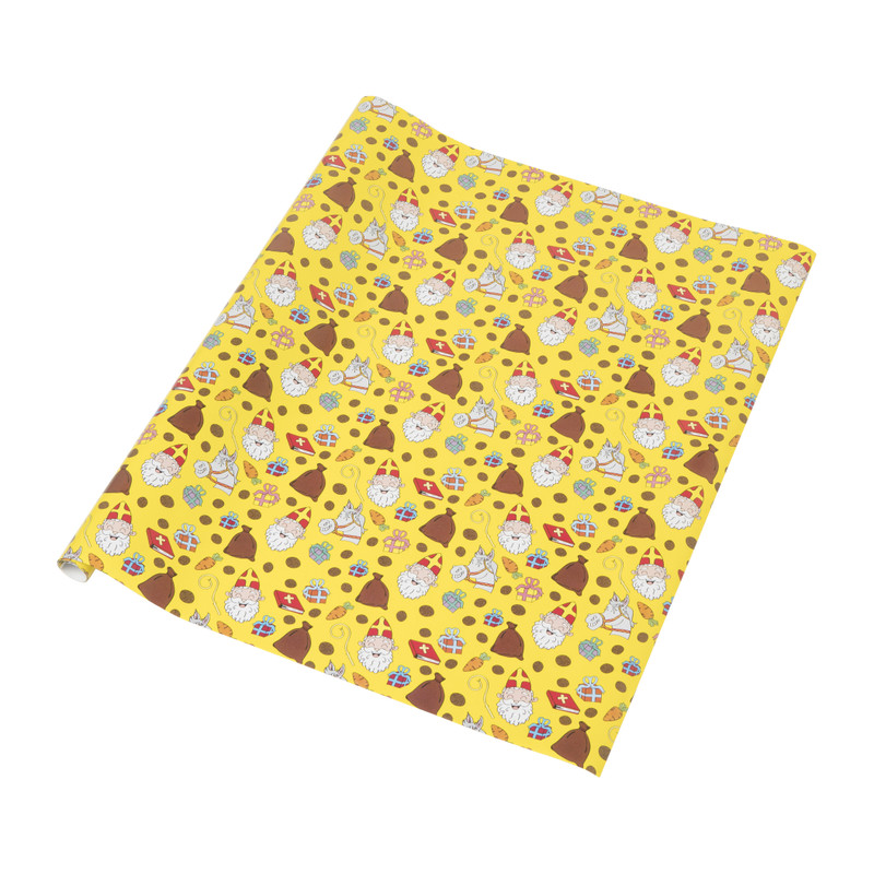 Inpakpapier sint - diverse varianten - 70x200 cm