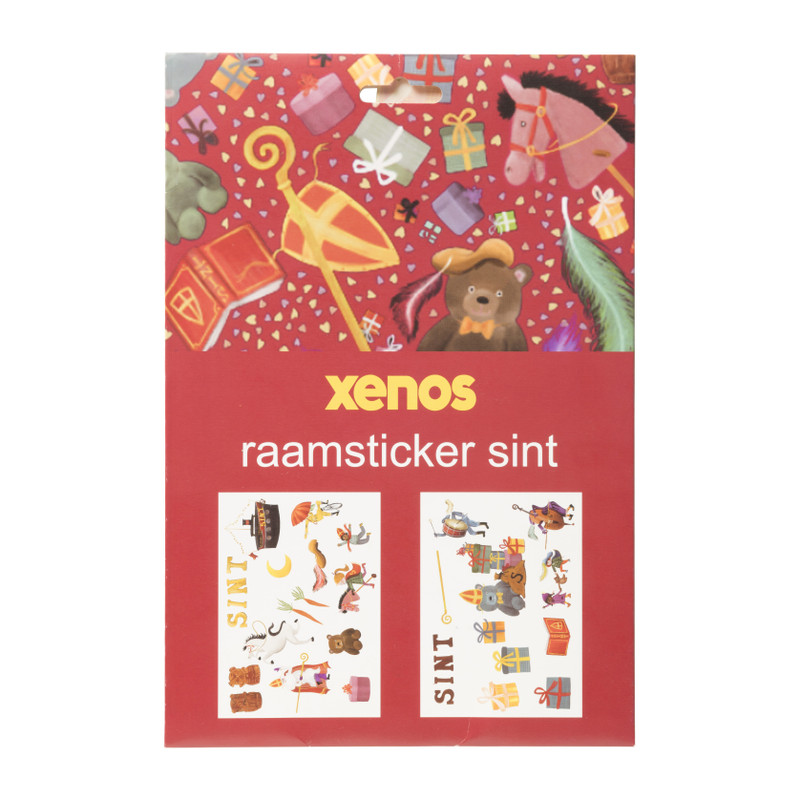 Raamsticker sint - 18x25 cm