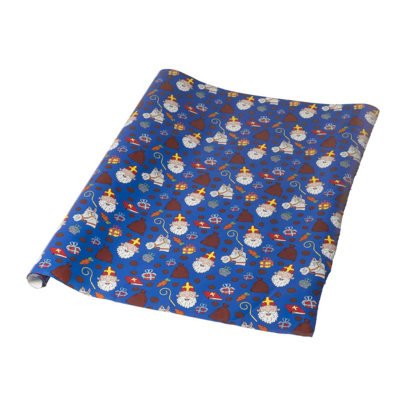 Inpakpapier Sinterklaas - diverse varianten - 300x100 cm