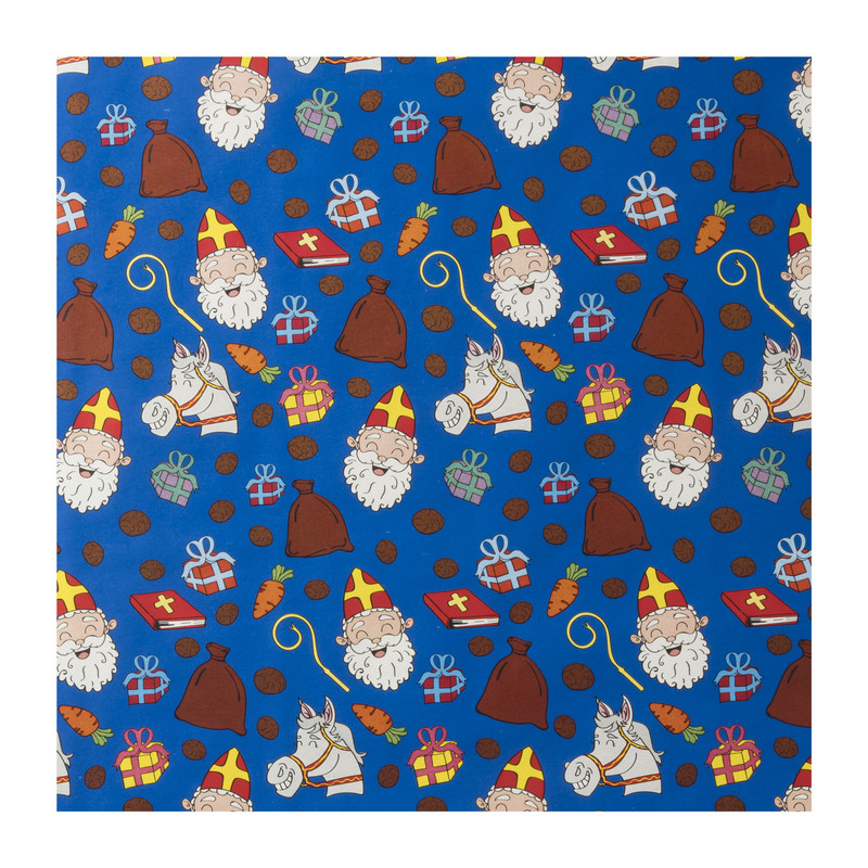Inpakpapier Sinterklaas - diverse varianten - 300x100 cm