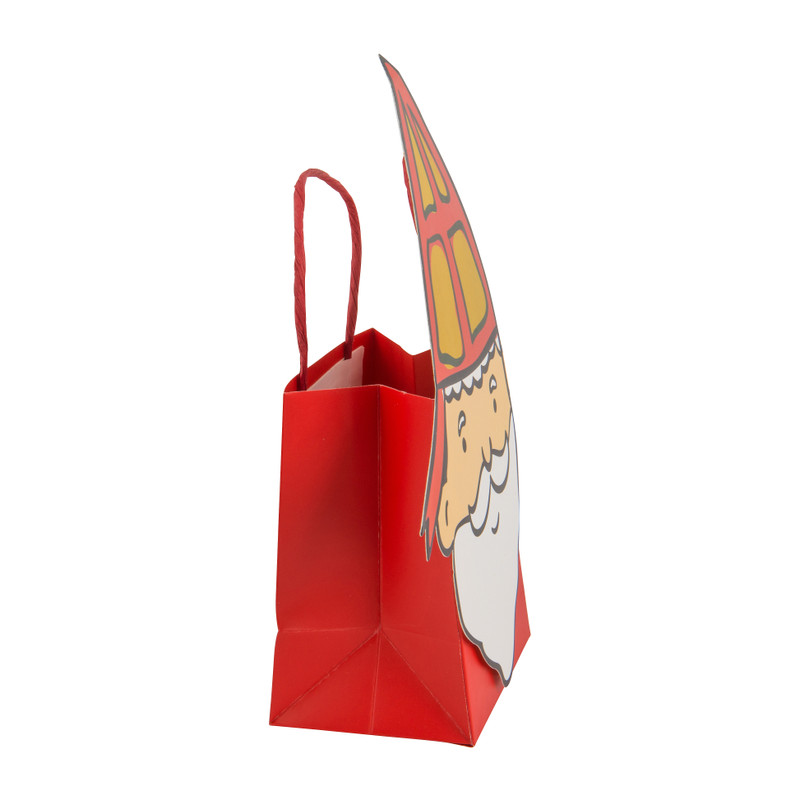 Cadeautasje sint - 25x17.6 cm 