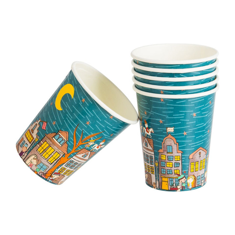 Bekertjes Sinterklaas - set van 6