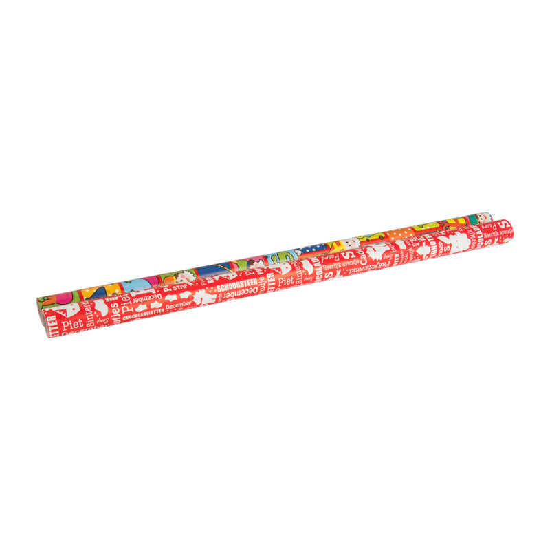 Inpakpapier Sint - 2 stuks