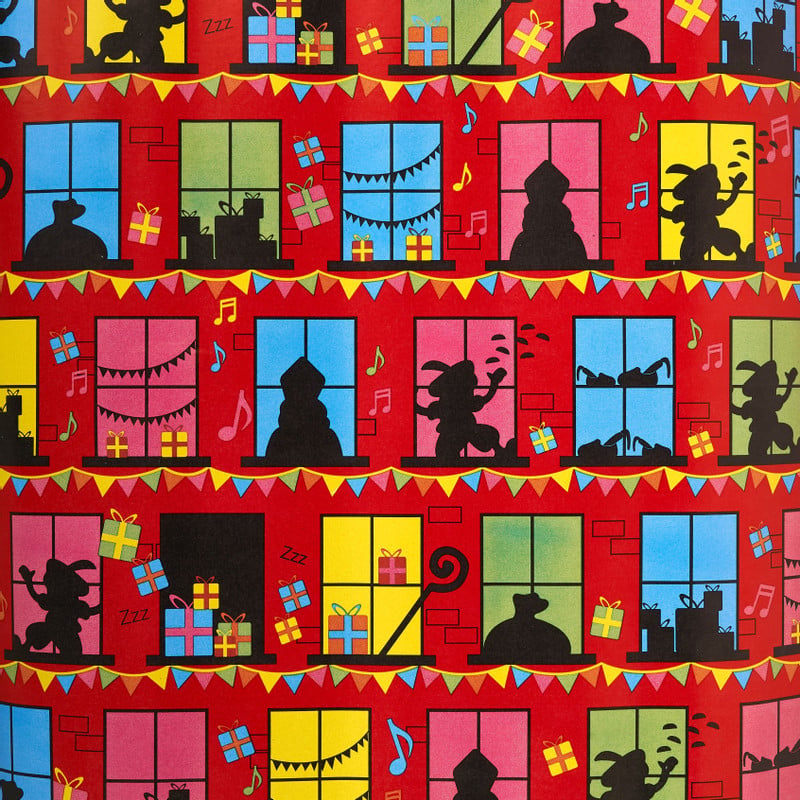 Inpakpapier sint - set van 3