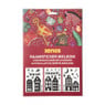 Raamstickers Sinterklaas - zwart - set van 3