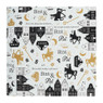 Inpakpapier sint - zwart/wit - 2 stuks