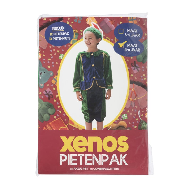 Pietenpak - groen - 3-4 jaar