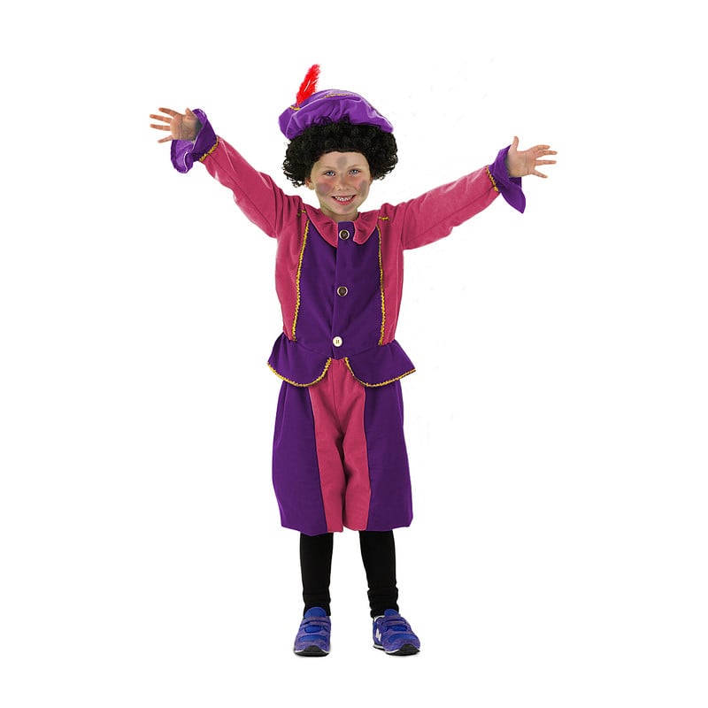 Pietenpakje - paars - 3-6 jaar