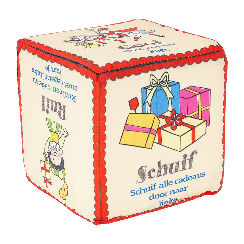 Dobbelsteen sint - 12 cm