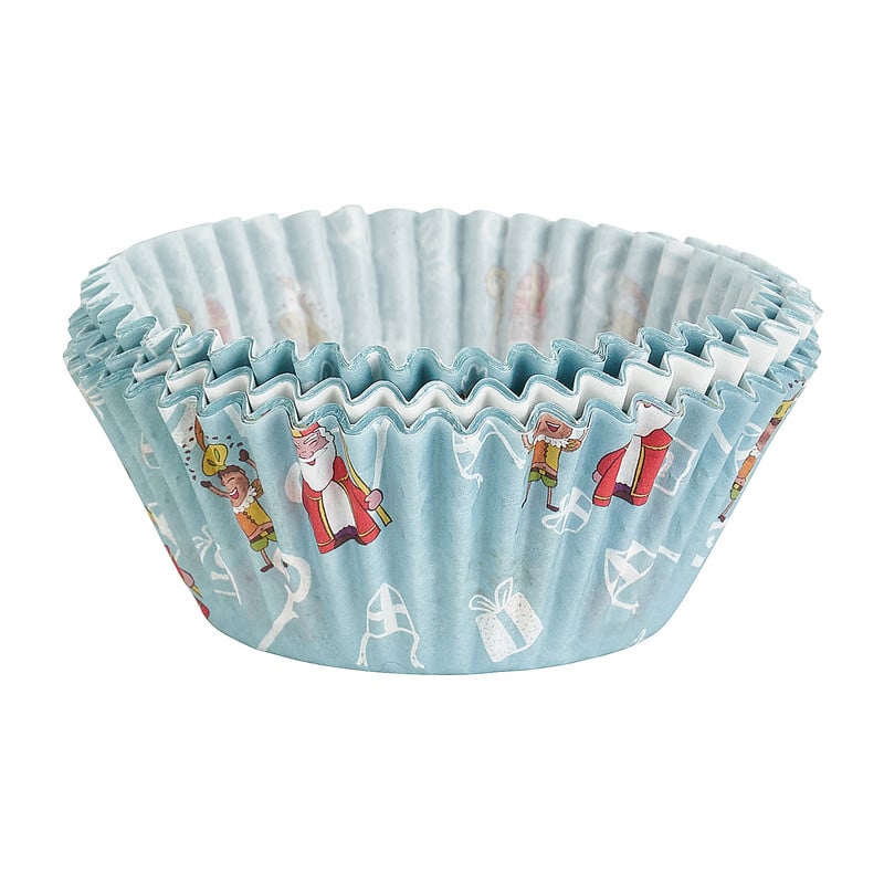 Cupcakevormpjes sint en piet - 25 stuks