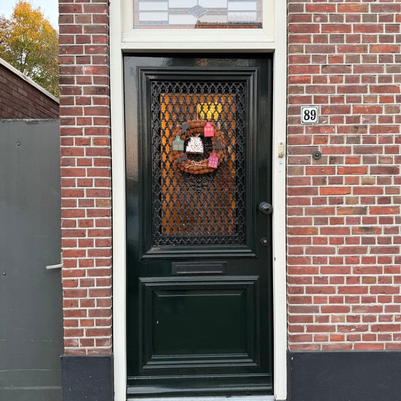 Sinterklaas krans - multikleur - ø35 cm