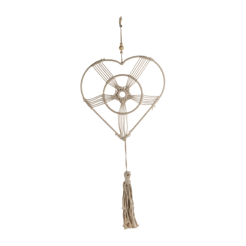 Hart decoratie hangend - 40x80 cm