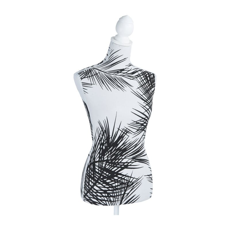 Paspop op voet - bladdesign