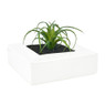 Wandpot keramisch - wit - 16x10x16 cm