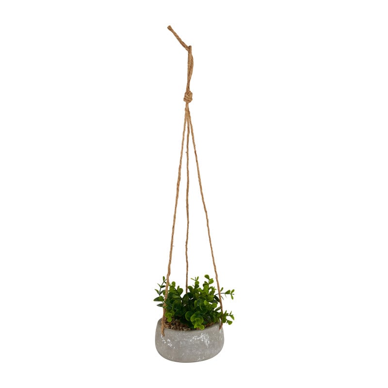 Plantenhanger kunstplant vetplant - Ø13x14 cm