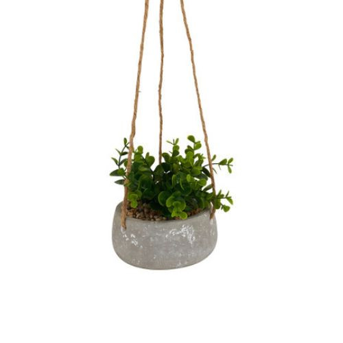 Plantenhanger kunstplant vetplant - Ø13x14 cm