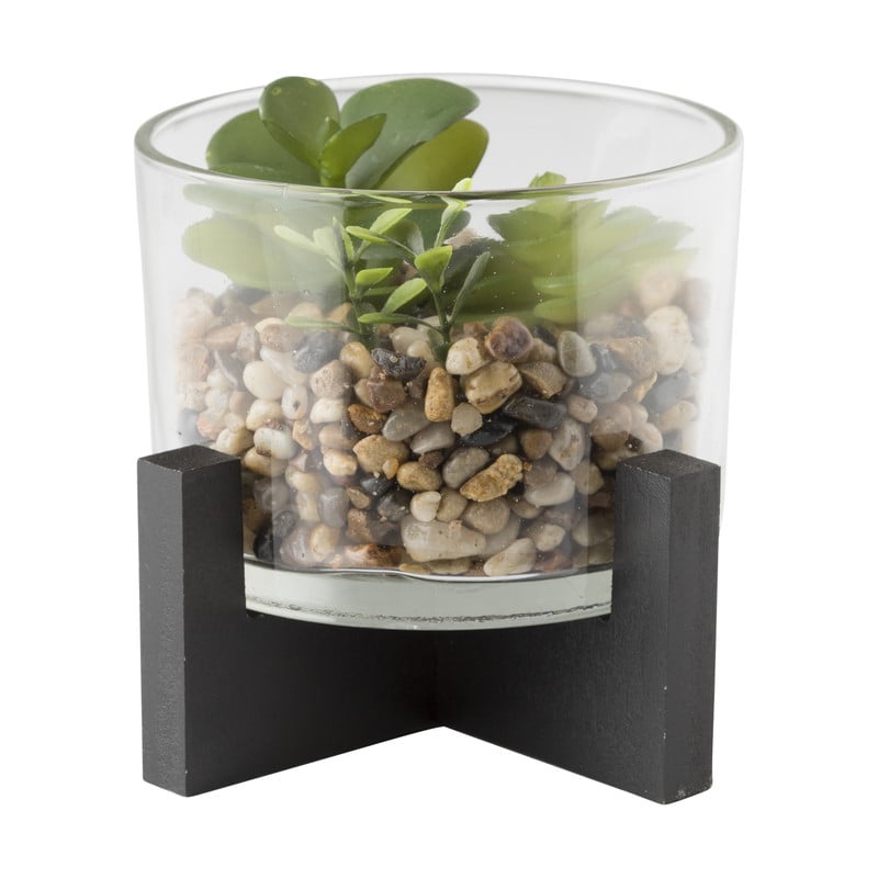 Kunstplant in pot - diverse varianten - 15x15x15 cm