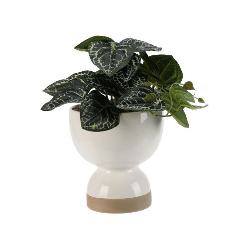 Kunstplant in pot - caladium - 24 cm