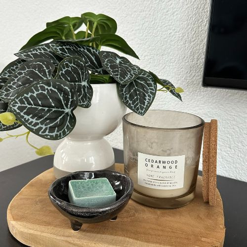 Kunstplant in pot - caladium - 24 cm
