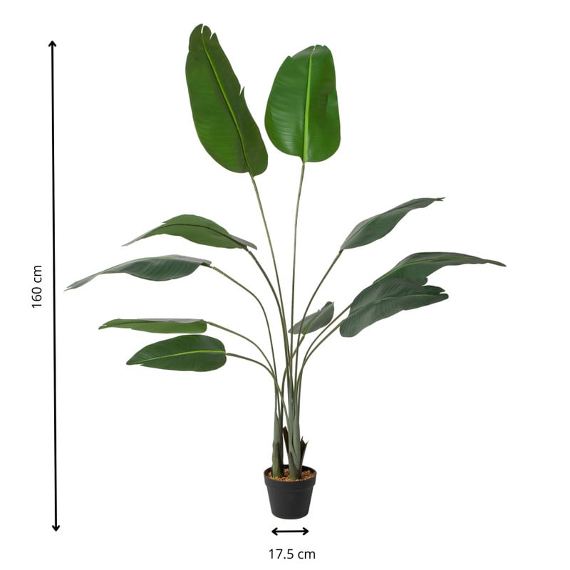 Kunstplant strelitzia - 160 cm