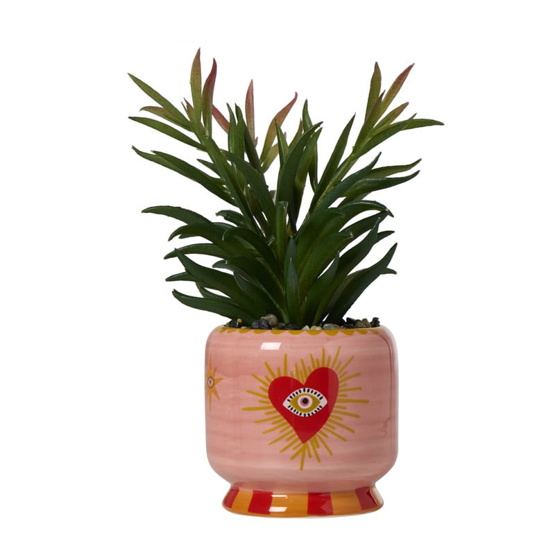 Kunstplant in potje - ø8x18 cm - diverse varianten 