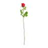 Kunstbloem mercedes roos - rood - 49 cm